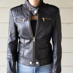 Genuine Leather Motorcycle Jacket